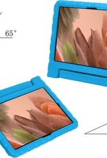 NoXx Hoesje Geschikt voor Samsung Galaxy Tab A7 Lite Hoesje Kinderhoes Shockproof Hoes Kids Case - Blauw