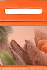NoXx Hoesje Geschikt voor Samsung Galaxy Tab A7 Lite Hoesje Kinderhoes Shockproof Hoes Kids Case - Oranje