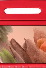 NoXx Hoesje Geschikt voor Samsung Galaxy Tab A7 Lite Hoesje Kinderhoes Shockproof Hoes Kids Case - Rood