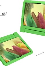 Nomfy Hoes Geschikt voor Samsung Galaxy Tab A7 Lite Hoes Bumper Kindvriendelijk Kids Case Kinderhoes - Hoesje Geschikt voor Samsung Tab A7 Lite Hoesje Shockproof Cover Hoes - Groen