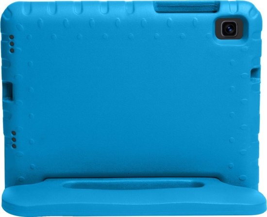 Nomfy Hoes Geschikt voor Samsung Galaxy Tab A7 Lite Hoes Bumper Kindvriendelijk Kids Case Kinderhoes - Hoesje Geschikt voor Samsung Tab A7 Lite Hoesje Shockproof Cover Hoes - Blauw