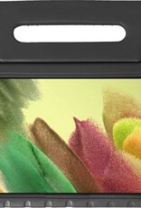 Nomfy Hoes Geschikt voor Samsung Galaxy Tab A7 Lite Hoes Bumper Kindvriendelijk Kids Case Kinderhoes - Hoesje Geschikt voor Samsung Tab A7 Lite Hoesje Shockproof Cover Hoes - Zwart