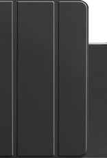 NoXx Hoesje Geschikt voor iPad Pro 2021 (11 inch) Hoesje Case Hard Cover Hoes Book Case Met Uitsparing Geschikt voor Apple Pencil - Zwart