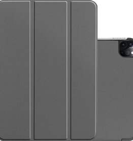NoXx NoXx iPad Pro 11 inch (2021) Hoesje Met Apple Pencilhouder - Grijs