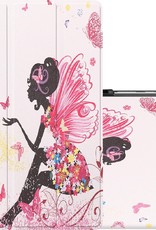 NoXx Hoesje Geschikt voor Samsung Galaxy Tab A7 Lite Hoesje Case Hard Cover Hoes Book Case - Elfje