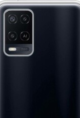 NoXx Hoes Geschikt voor OPPO A54 Hoesje Cover Siliconen Back Case Hoes - Transparant