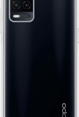 Nomfy Hoesje Geschikt voor OPPO A54 Hoesje Siliconen Cover Case - Hoes Geschikt voor OPPO A54 Hoes Back Case - Transparant