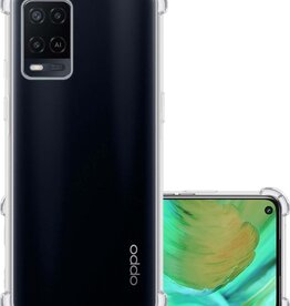 NoXx NoXx Oppo A54 4G hoesje siliconen shockproof - Transparant