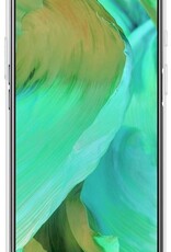 NoXx Hoes Geschikt voor OPPO A54 Hoesje Siliconen Cover Shock Proof Back Case Shockproof Hoes - Transparant