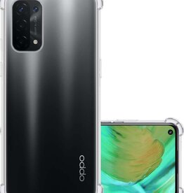 NoXx NoXx Oppo A54 5G hoesje siliconen shockproof - Transparant