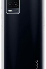 Nomfy Hoesje Geschikt voor OPPO A54 Hoesje Shock Proof Cover Case Shockproof - Hoes Geschikt voor OPPO A54 Hoes Siliconen Back Case - Transparant