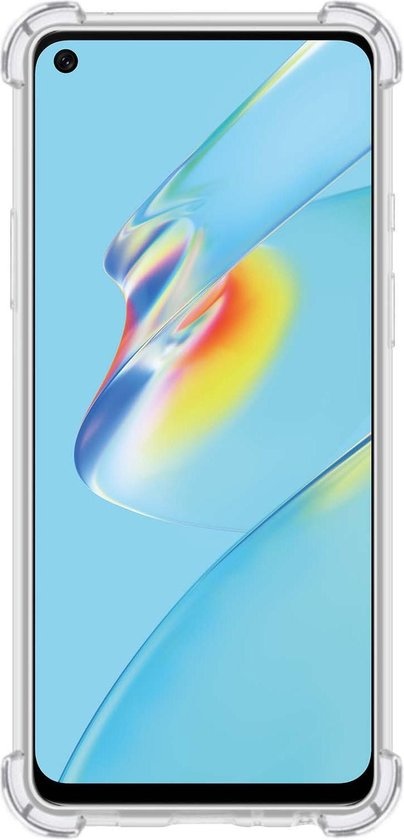Nomfy Hoesje Geschikt voor OPPO A54 Hoesje Shock Proof Cover Case Shockproof - Hoes Geschikt voor OPPO A54 Hoes Siliconen Back Case - Transparant
