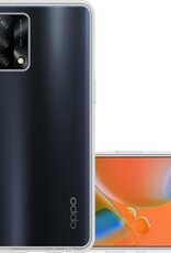 NoXx Hoes Geschikt voor OPPO A74 4G Hoesje Cover Siliconen Back Case Hoes - Transparant