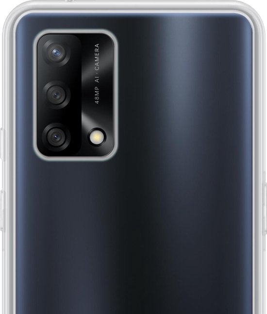 NoXx Hoes Geschikt voor OPPO A74 4G Hoesje Cover Siliconen Back Case Hoes - Transparant