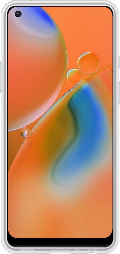 NoXx Hoes Geschikt voor OPPO A74 4G Hoesje Cover Siliconen Back Case Hoes - Transparant