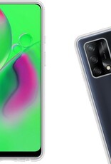 Nomfy Hoesje Geschikt voor OPPO A74 4G Hoesje Siliconen Cover Case - Hoes Geschikt voor OPPO A74 4G Hoes Back Case - Transparant