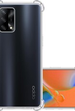 NoXx Hoes Geschikt voor OPPO A74 4G Hoesje Siliconen Cover Shock Proof Back Case Shockproof Hoes - Transparant