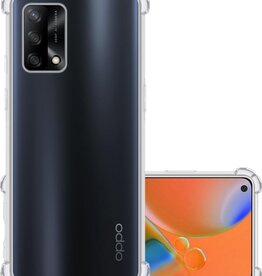 NoXx NoXx Oppo A74 4G hoesje siliconen shockproof - Transparant