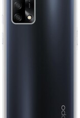 Nomfy Hoesje Geschikt voor OPPO A74 4G Hoesje Shock Proof Cover Case Shockproof - Hoes Geschikt voor OPPO A74 4G Hoes Siliconen Back Case - Transparant