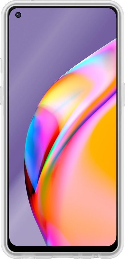 NoXx Hoes Geschikt voor OPPO A94 Hoesje Cover Siliconen Back Case Hoes - Transparant
