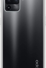 Nomfy Hoesje Geschikt voor OPPO A94 Hoesje Siliconen Cover Case - Hoes Geschikt voor OPPO A94 Hoes Back Case - Transparant