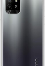 Nomfy Hoesje Geschikt voor OPPO A94 5G Hoesje Siliconen Cover Case - Hoes Geschikt voor OPPO A94 5G Hoes Back Case - Transparant