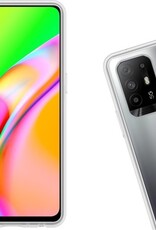 Nomfy Hoesje Geschikt voor OPPO A94 5G Hoesje Siliconen Cover Case - Hoes Geschikt voor OPPO A94 5G Hoes Back Case - 2-PACK - Transparant