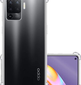 NoXx NoXx Oppo A94 4G hoesje siliconen shockproof - Transparant