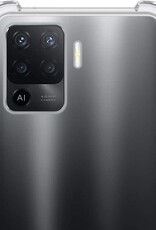 NoXx Hoes Geschikt voor OPPO A94 Hoesje Siliconen Cover Shock Proof Back Case Shockproof Hoes - Transparant