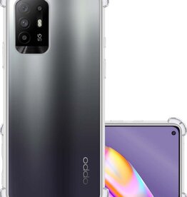 NoXx NoXx Oppo A94 5G hoesje siliconen shockproof - Transparant