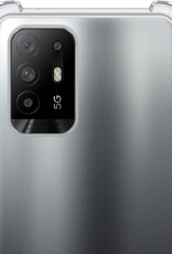 NoXx Hoes Geschikt voor OPPO A94 5G Hoesje Siliconen Cover Shock Proof Back Case Shockproof Hoes - Transparant - 2x