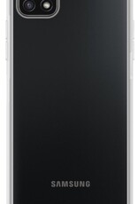 Nomfy Hoesje Geschikt voor Samsung A22 4G Hoesje Shock Proof Cover Case Shockproof - Hoes Geschikt voor Samsung Galaxy A22 4G Hoes Siliconen Back Case - Transparant