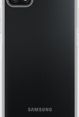 NoXx Hoes Geschikt voor Samsung A22 4G Hoesje Cover Siliconen Back Case Hoes - Transparant - 2x