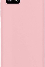 NoXx Samsung Galaxy A22 4G Hoesje Back Cover Siliconen Case Hoes - Wit - 2x