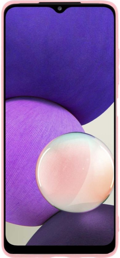 NoXx Hoes Geschikt voor Samsung A22 4G Hoesje Cover Siliconen Back Case Hoes - Wit - 2x