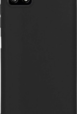 Nomfy Hoesje Geschikt voor Samsung A22 4G Hoesje Siliconen Cover Case - Hoes Geschikt voor Samsung Galaxy A22 4G Hoes Back Case - Donkerblauw