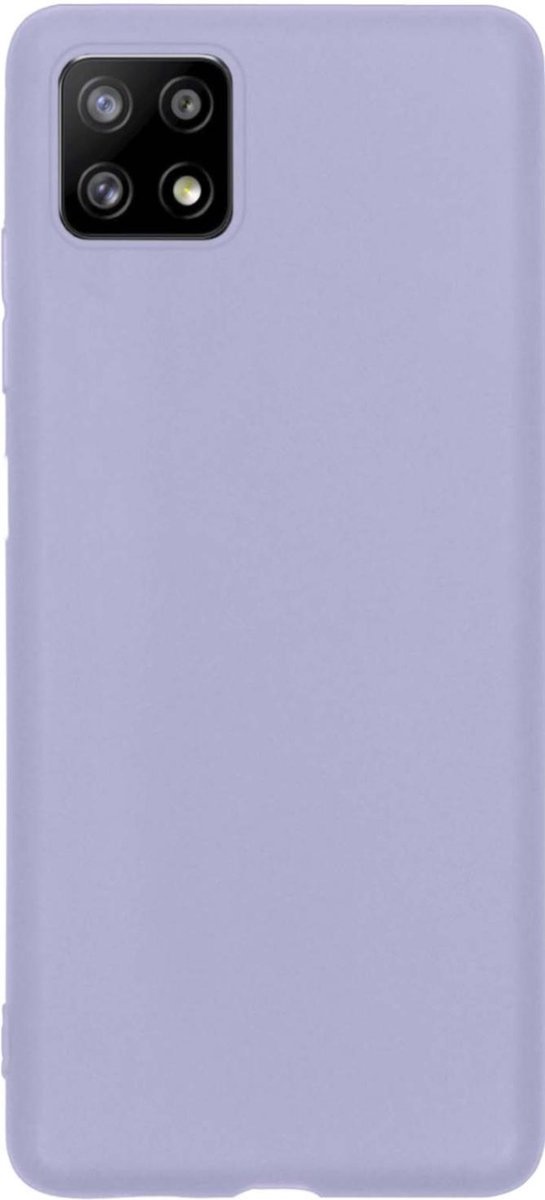 Nomfy Hoesje Geschikt voor Samsung A22 4G Hoesje Siliconen Cover Case - Hoes Geschikt voor Samsung Galaxy A22 4G Hoes Back Case - Rood