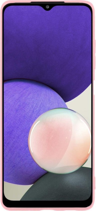 Nomfy Hoesje Geschikt voor Samsung A22 4G Hoesje Siliconen Cover Case - Hoes Geschikt voor Samsung Galaxy A22 4G Hoes Back Case - Wit