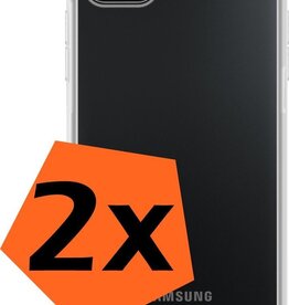 Nomfy 2 PACK - Nomfy Samsung Galaxy A22 4G hoesje siliconen - Transparant