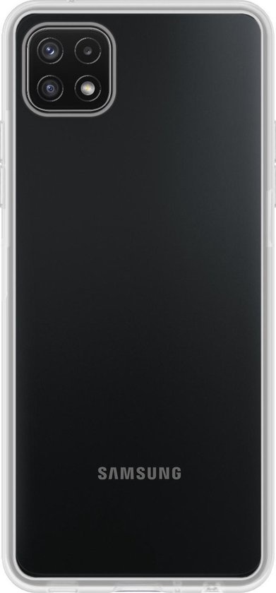 NoXx Hoes Geschikt voor Samsung A22 5G Hoesje Cover Siliconen Back Case Hoes - Transparant