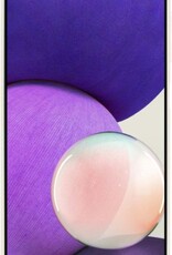 NoXx Hoes Geschikt voor Samsung A22 5G Hoesje Cover Siliconen Back Case Hoes - Wit