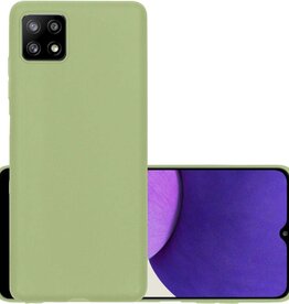 NoXx NoXx Samsung Galaxy A22 5G hoesje siliconen - Groen