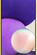 NoXx Hoes Geschikt voor Samsung A22 5G Hoesje Cover Siliconen Back Case Hoes - Geel