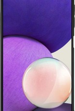 NoXx Hoes Geschikt voor Samsung A22 5G Hoesje Cover Siliconen Back Case Hoes - Zwart - 2x