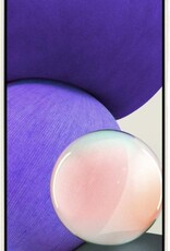 Nomfy Hoesje Geschikt voor Samsung A22 5G Hoesje Siliconen Cover Case - Hoes Geschikt voor Samsung Galaxy A22 5G Hoes Back Case - 2-PACK - Wit