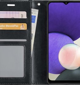 Nomfy Nomfy Samsung Galaxy A22 4G Hoesje Bookcase - Zwart