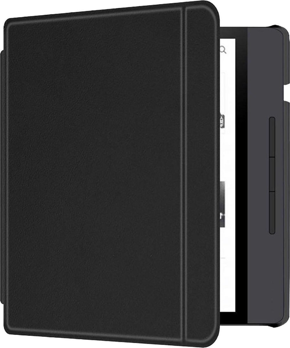 Nomfy Hoesje Geschikt voor Tolino Vision 5 Hoes Book Case - Hoes Geschikt voor Tolino Vision 5 Hoesje Book Cover - Zwart
