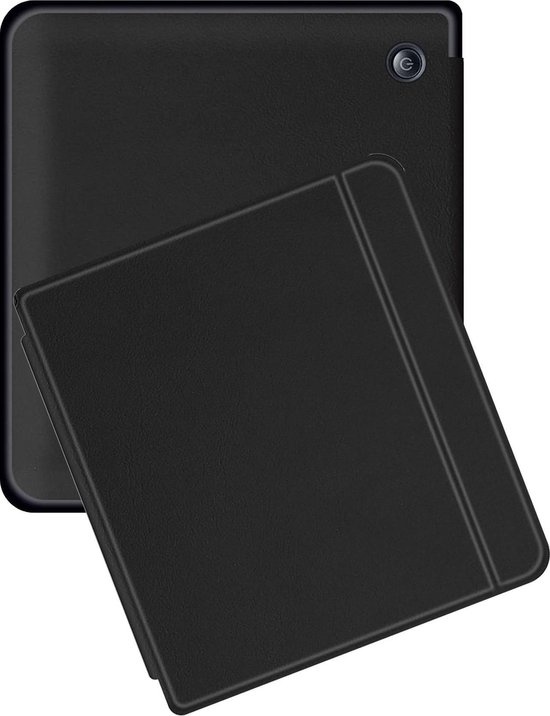 Nomfy Hoesje Geschikt voor Tolino Vision 5 Hoes Book Case - Hoes Geschikt voor Tolino Vision 5 Hoesje Book Cover - Zwart