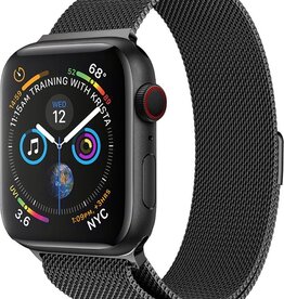 Nomfy Nomfy Apple Watch Bandje Milanees (38/40 mm) - Zwart