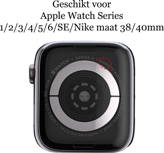 Nomfy Milanees Horlogebandje Geschikt voor 38/40/41 mm Band Milanees - Bandje Geschikt voor 38/40/41 mm Bandje Milanees - Zilver
